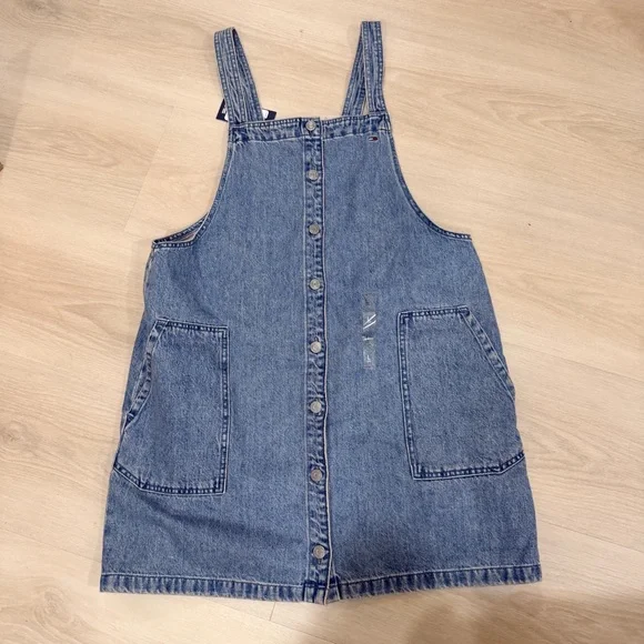 Tommy Hilfiger Light Blue Denim Pinafore - Picture 2 of 5
